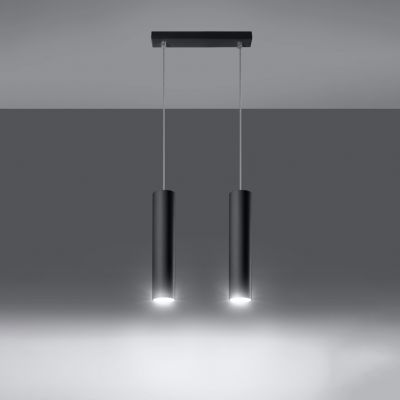 Lampa wisząca LAGOS 2 czarny (SL.0328)